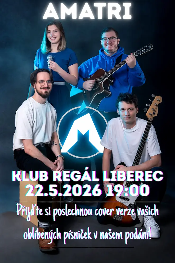 Klub Regál 22.5.2026 19:00